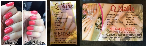 Q Nails 9279 Sheridan St Hollywood Florida 