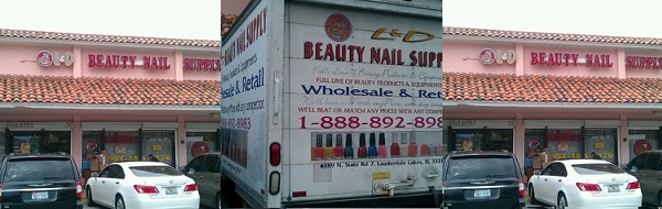 L&d Beauty Nail Supply 4393 N State Road 7 Lauderdale Lakes Florida 